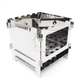 Печь-щепочница, нерж.сталь, 154х154х150 мм, СЛЕДОПЫТ