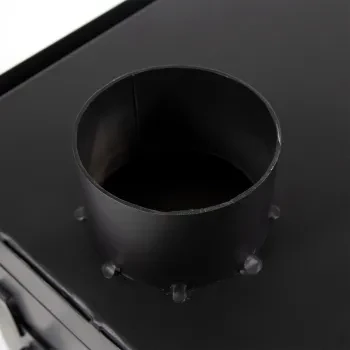 Печь дровяная Light малая, сталь 1 мм (с экранами и угловыми трубами), СЛЕДОПЫТ