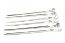 Набор углообразных шампуров №5 (6 шт., титан)