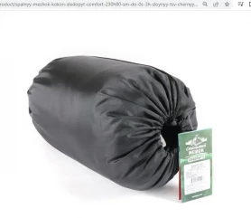 Спальный мешок-кокон Следопыт-Comfort, цвет черный, трехслойный