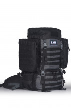 Рюкзак тактический Сармат 3, Оксфорд (рип-стоп), черный-серый, 65 л, ТАЙФ