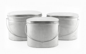 Набор из 3-х котелков 6,5;10;12 л &amp;quot;Матрешка&amp;quot; (титан) Роза Ветров